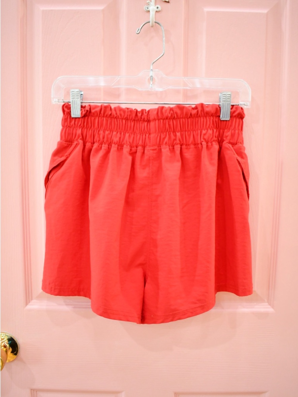 Free People Red Athletic Shorts - Picture 3 of 5